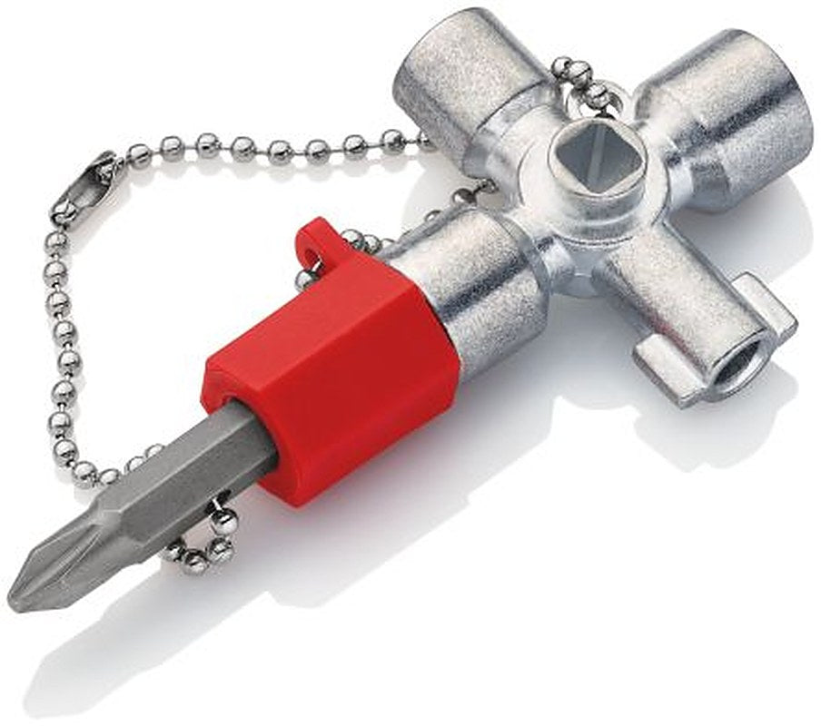 Knipex Die Cast Zinc 7-way Control Cabinet Key