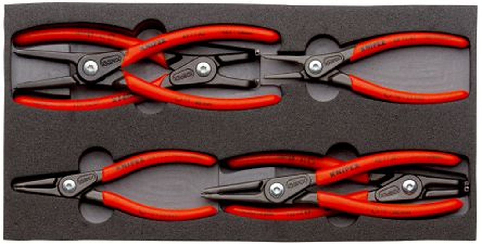 Knipex 6-Piece Snap Ring Plier Circlip Plier Set