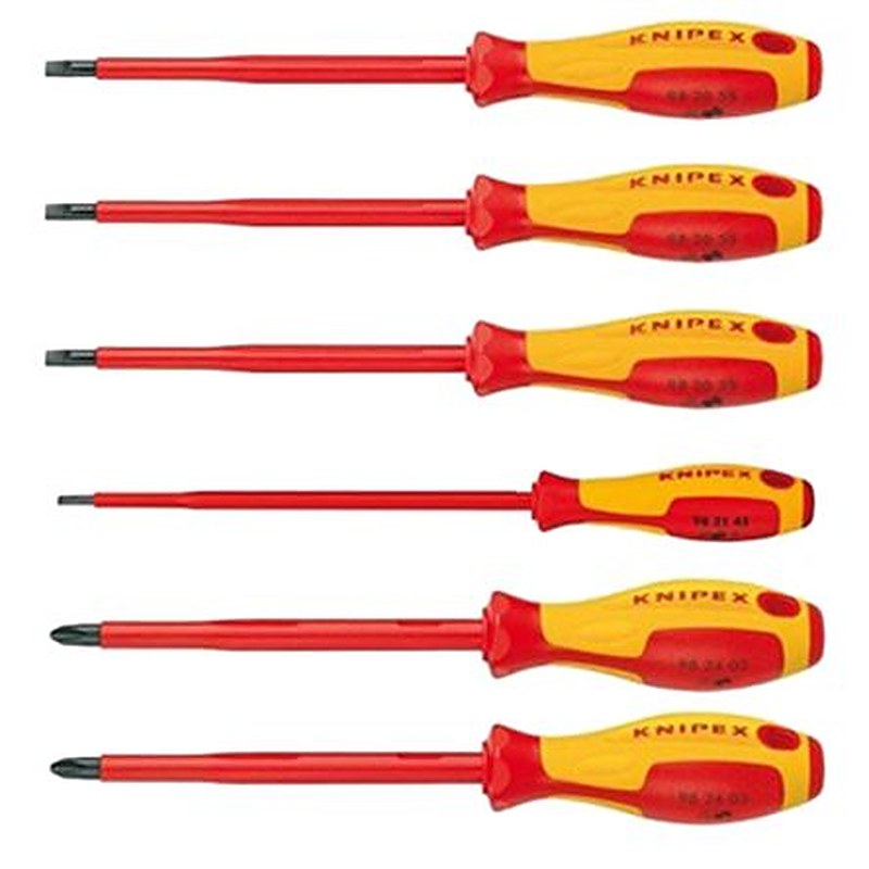 Knipex Phillips, Slotted Insulated, 6-Piece