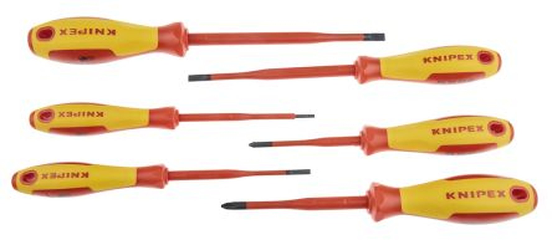 Knipex Phillips, Slotted Insulated, 6-Piece