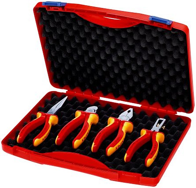 Knipex 4-Piece Insulated Plier Set