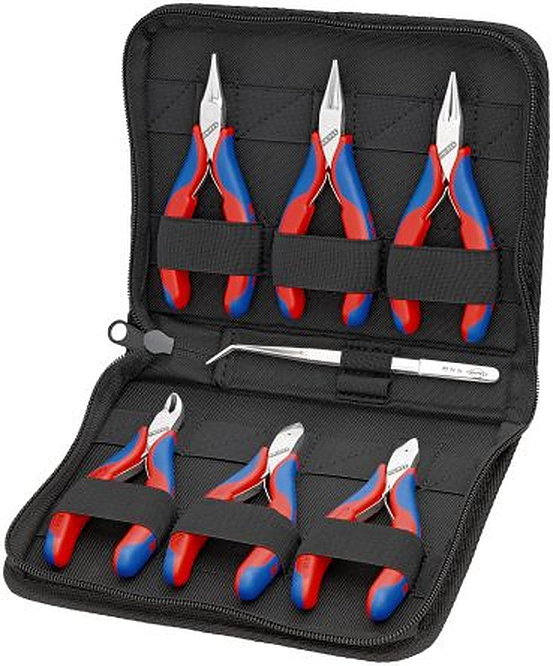 Knipex 6-Piece Electronic Plier Case Plier Set