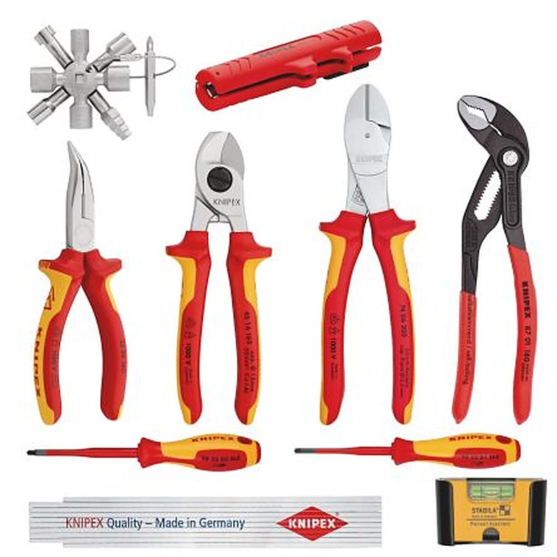 Knipex 8 Piece Electrician Tool Kit Tool Kit with No Storage