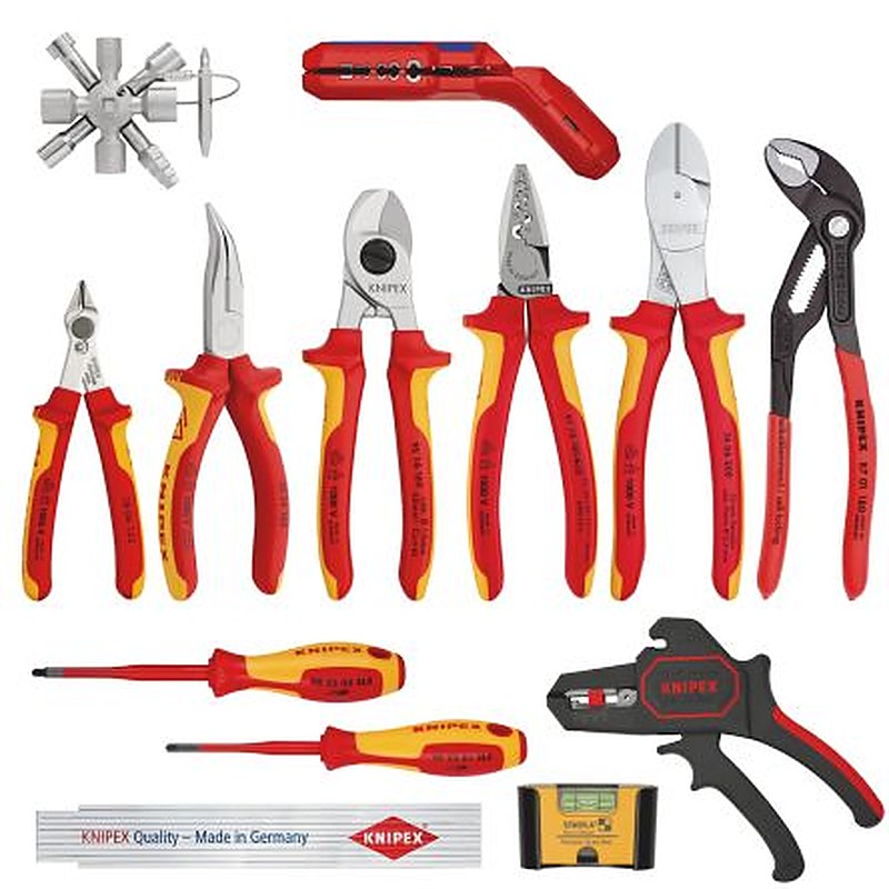 Knipex 13 Piece Electrician Tool Kit Tool Kit with No Storage