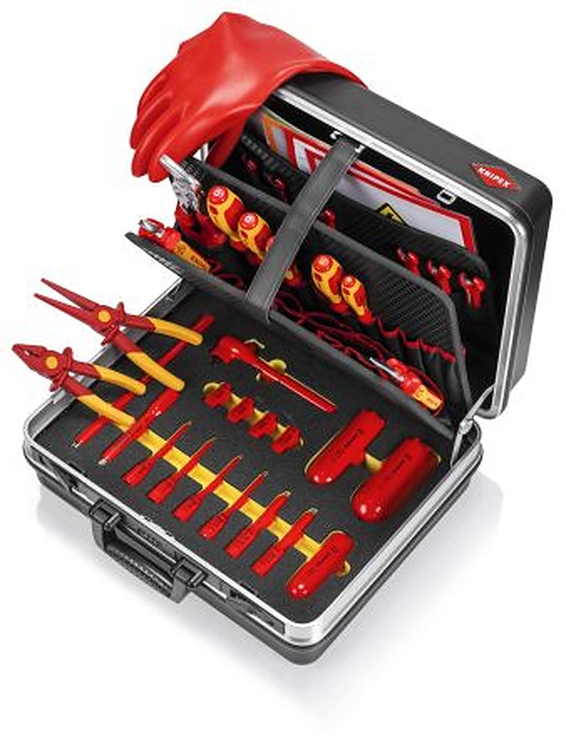 Knipex 29 Piece Electric Vehicle Tool Kit Tool Case with Case VDE/1000V Approved