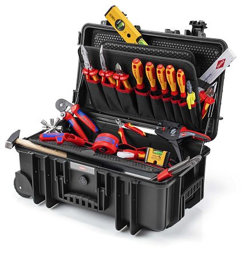 Knipex 22 Piece Electric Tool Kit Tool Case with Case VDE/1000V Approved