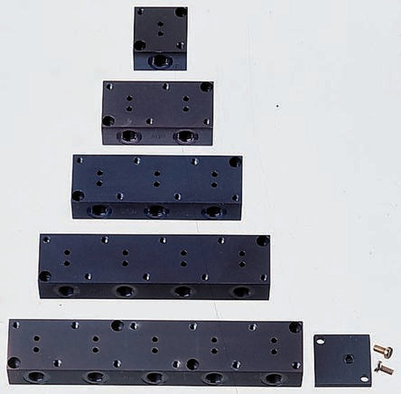 Burkert Solenoid Valve 4-Way Manifold for use with 6014 Solenoid Valve