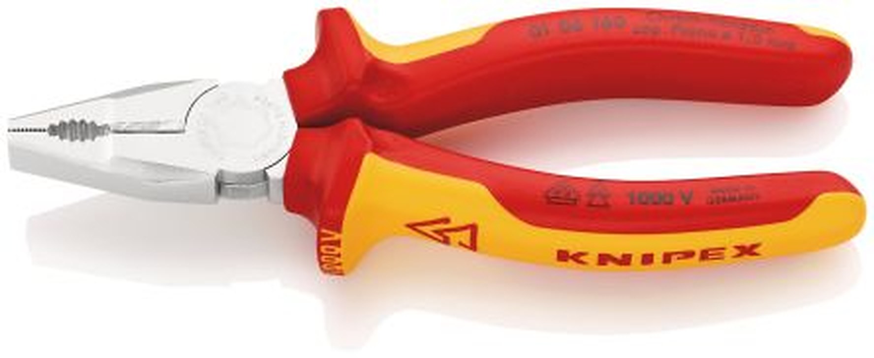 Knipex 1-Piece Combination Plier, 160mm Overall VDE/1000V Approved