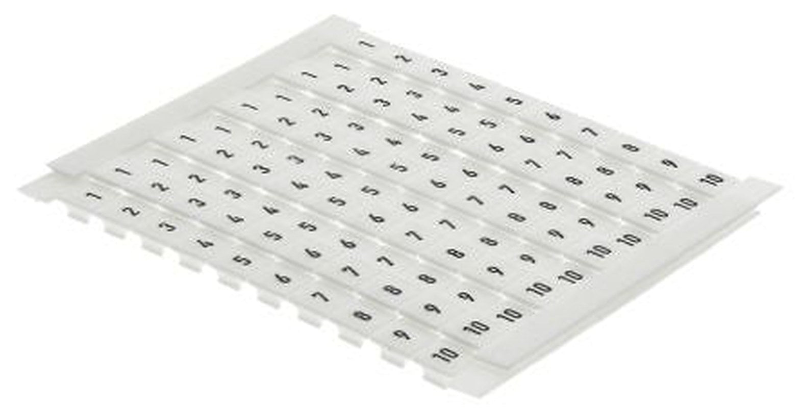 Weidmüller Numbers Terminal Marker for use with Terminal Block