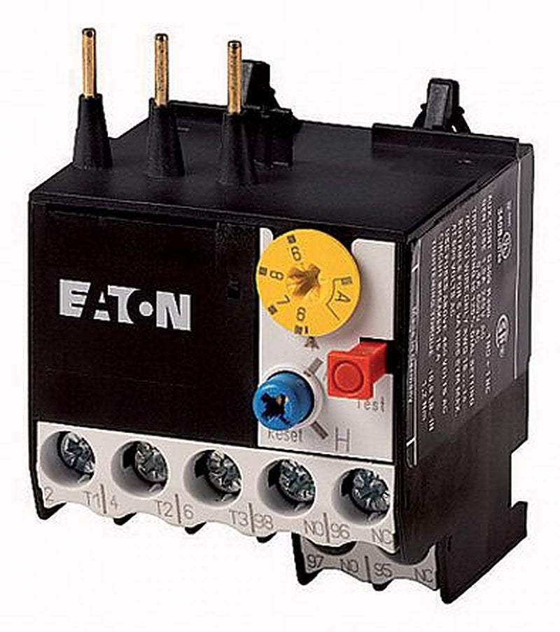 Eaton, ZE Overload Relay 1 NO/1 NC, 1.6A, 2.4 A F.L.C, 2.4A Contact Rating, 6 W, 600V ac