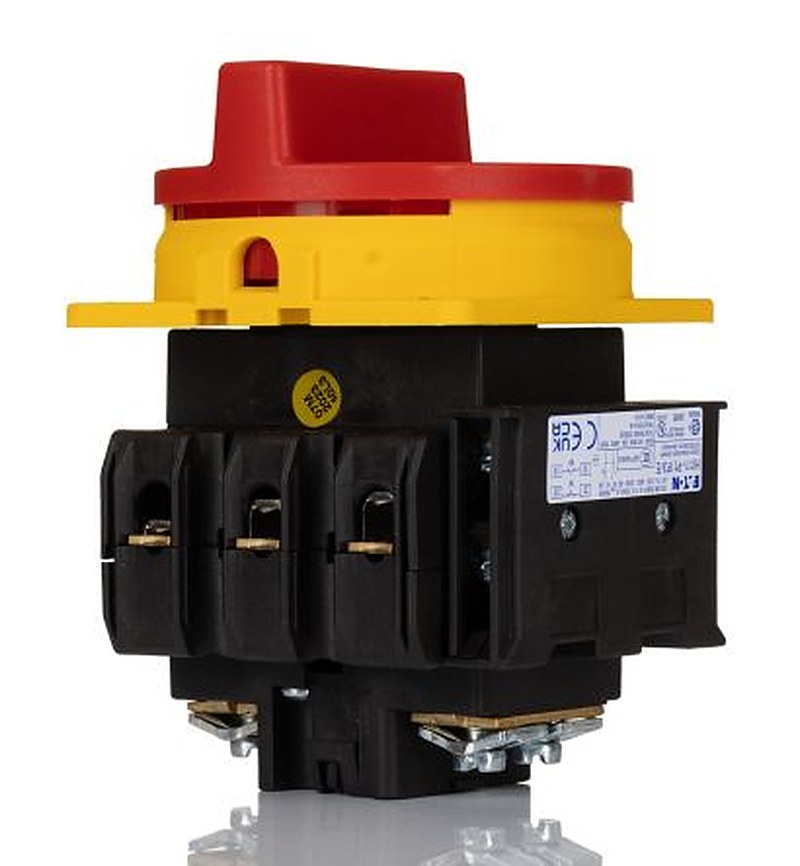 Eaton 3-Pole Panel Mount Isolator Switch -, IP65, 640A, 30 kW