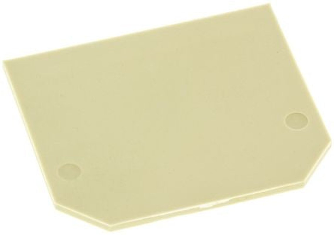 Weidmüller SAK Series End Cover for Use with DIN Rail Terminal Blocks, ATEX