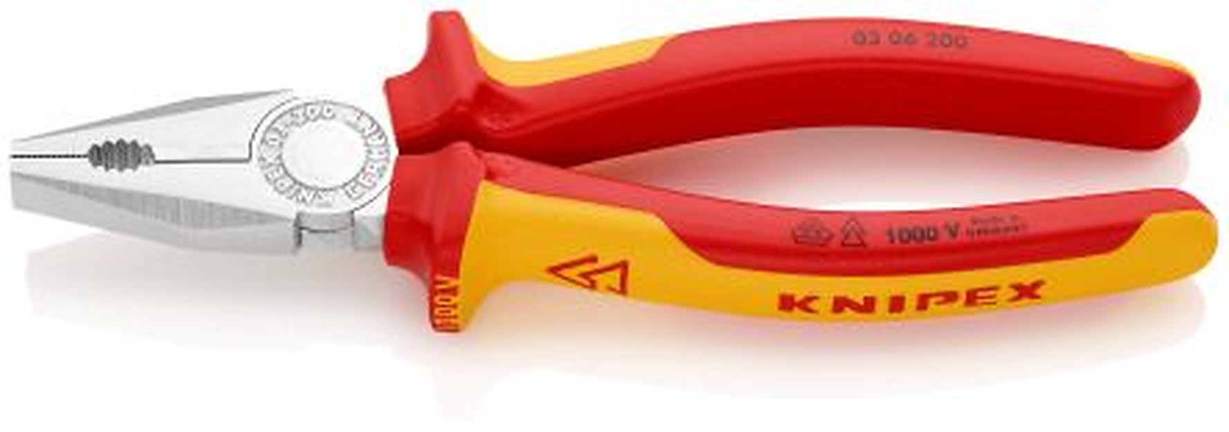 Knipex 1-Piece Combination Plier, 200mm Overall VDE/1000V Approved