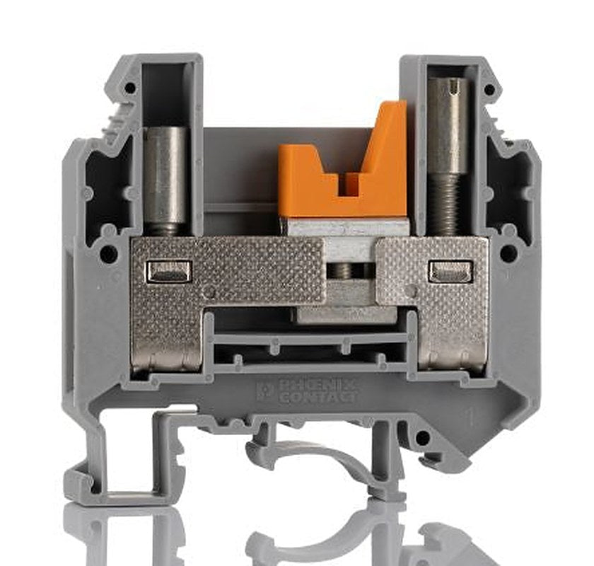 Phoenix Contact 0309112 URTK-BEN Series Disconnect Terminal Block Grey, 0.5mm², 16 mm², 1-Level, Screw