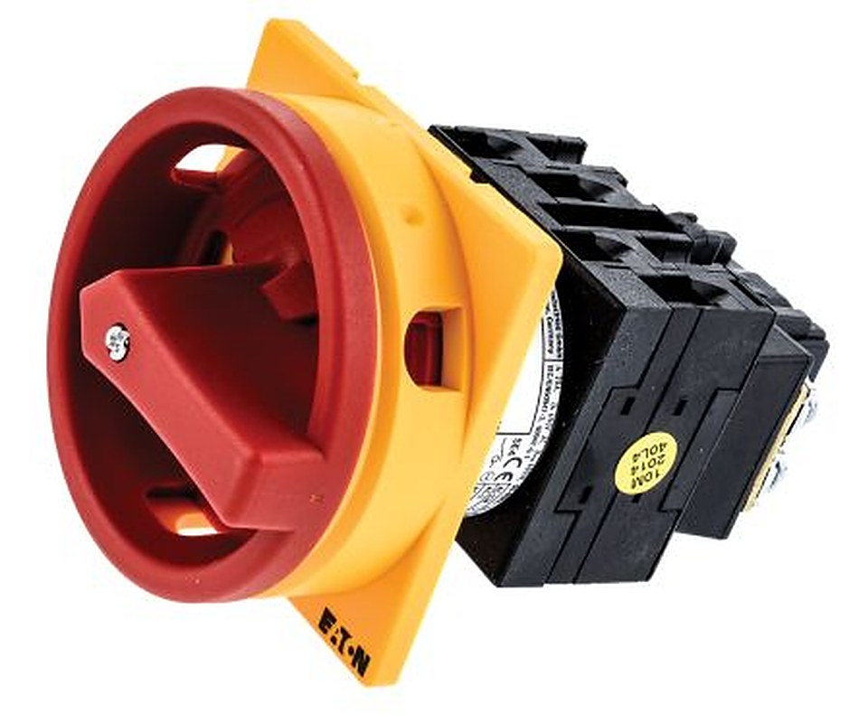 Eaton 3-Pole Panel Mount Isolator Switch -, IP65, 20A, 6.5 kW