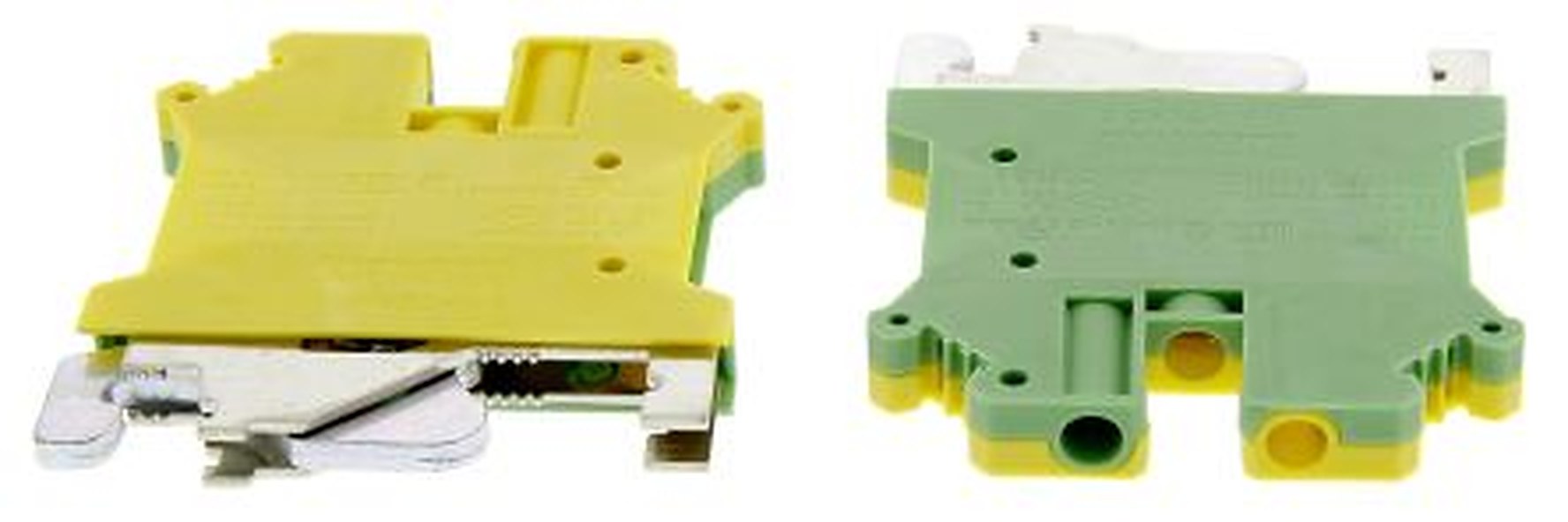 Phoenix Contact 2-Way DIN Rail Earth Modular Terminal Block, 6mm², 10AWG, 24 AWG Wire, Screw, Polyamide Housing, ATEX