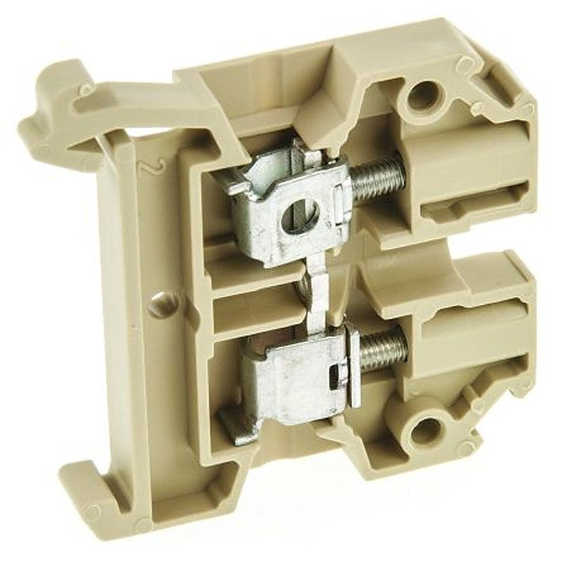 Weidmüller 0443660000 SAK Series Feed Through Terminal Block Beige, 4mm², 1-Level, Screw, IECEx