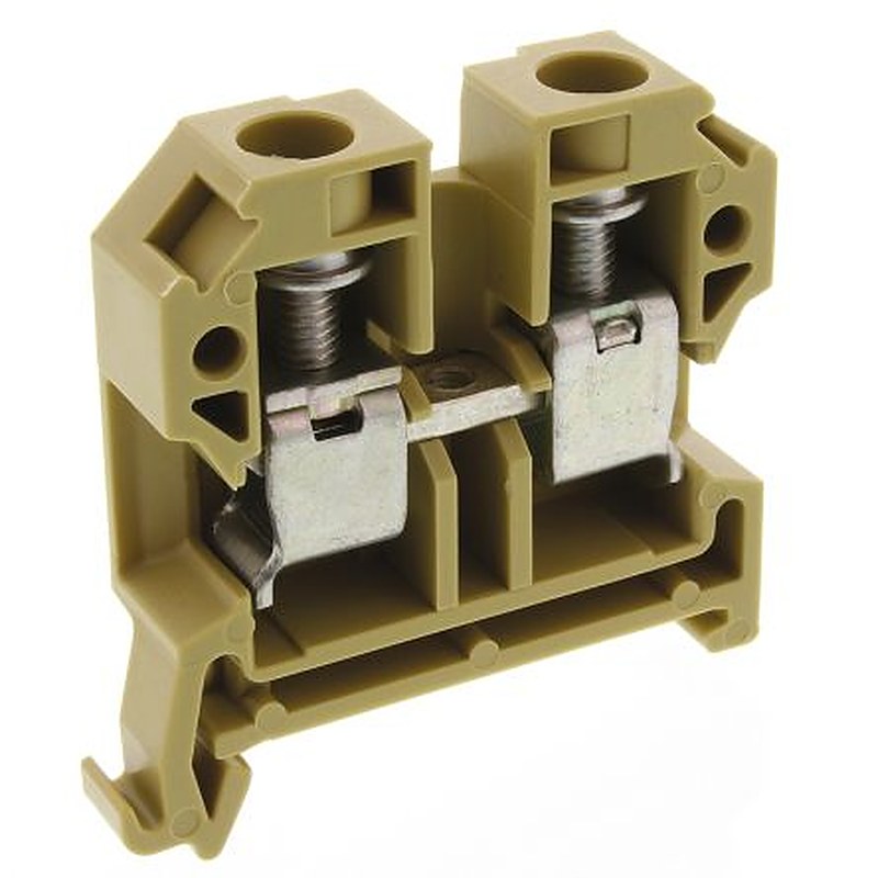 Weidmüller 0443760000 SAK Series Feed Through Terminal Block Beige, 10mm², 1-Level, Screw, IECEx, ATEX