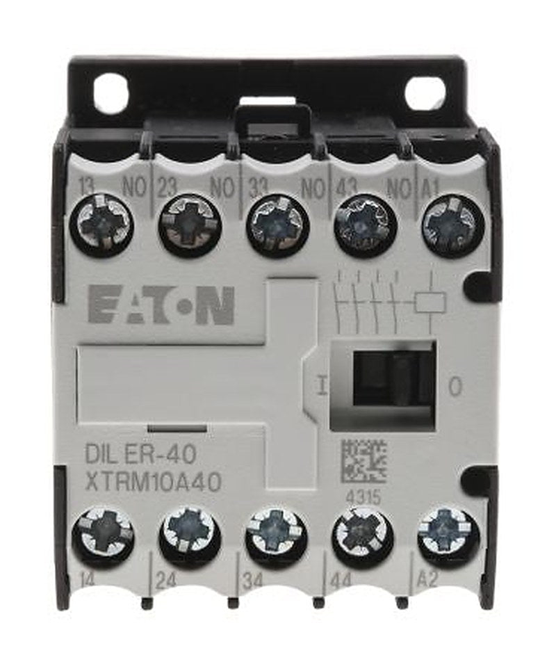 Eaton DILER Contactor, 230V ac Coil, 10 A, 4 NO, 400V ac