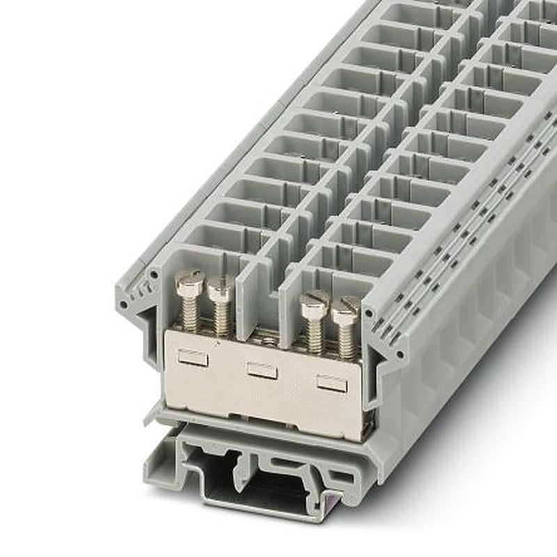 Phoenix Contact 0701095 URK-ND 2 Series Feed Through Terminal Block Grey, 0.5mm², 16 mm², 1-Level, Screw
