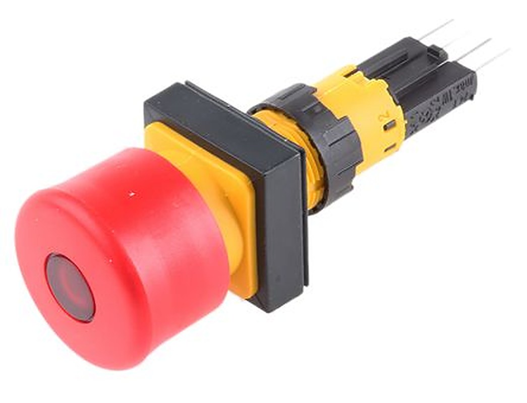 Eaton RMQ16 Series Pull Release Illuminated Emergency Stop Push Button, Panel Mount, 16 mm Cutout, IP65