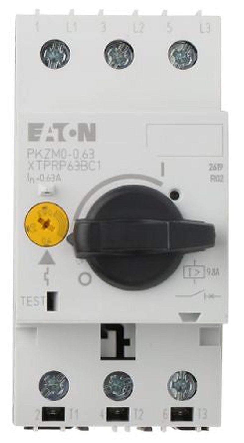 Eaton 0.4A, 0.63 A PKZM 0 Motor Protection Circuit Breaker, 690V ac, 55 °C, -25 °C