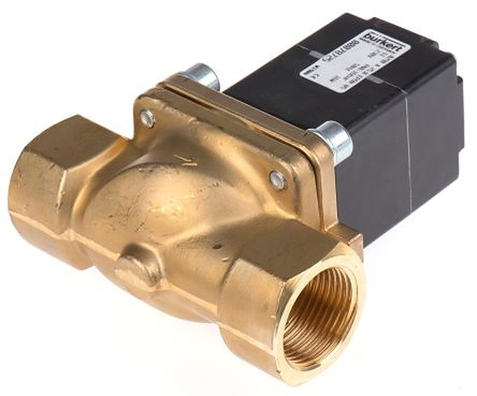 Burkert Solenoid Valve 078725, 2 Port, NC, 230V ac
