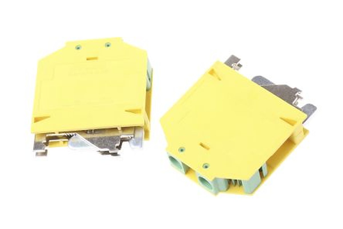 Phoenix Contact OTTA Series Earth Terminal Block, 2-Way, 10AWG, 26 AWG Wire, 41A Screw
