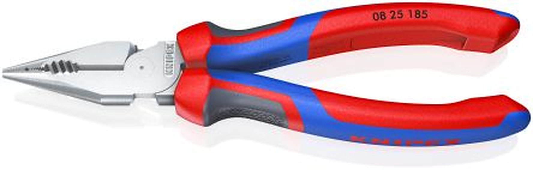 Knipex 25185 1-Piece Nose Plier Pointed, 185 mm Overall
