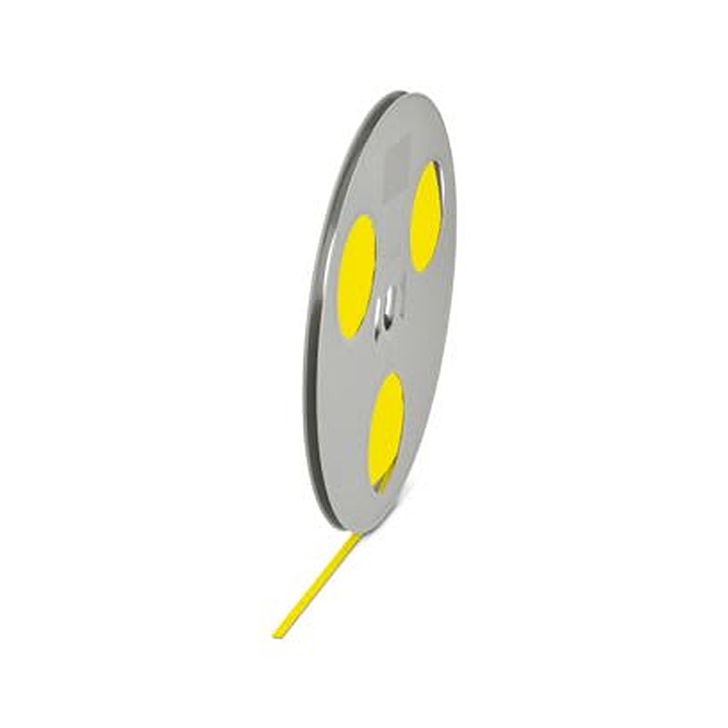 Phoenix Contact Halogen Free Heat Shrink Tubing, Yellow 4.5 mm Sleeve Dia. x 120mm Length, 800 Series