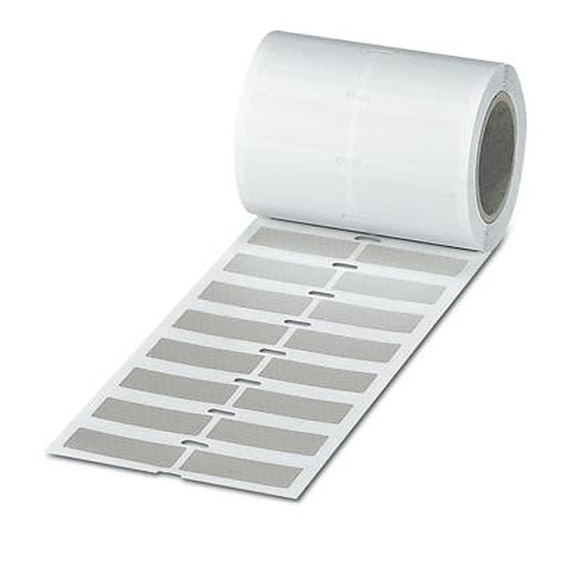 Phoenix Contact Silver Label, 40 mm Width, 1000 Per Roll Qty, 15 mm