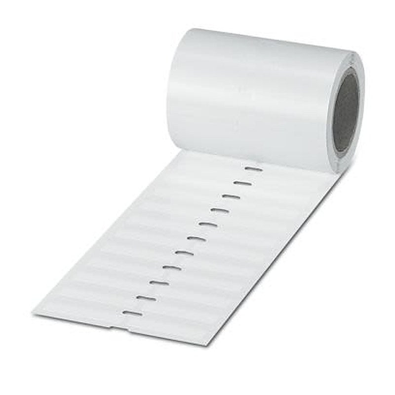 Phoenix Contact White Label, 40 mm Width, 1000 Per Roll Qty, 8 mm