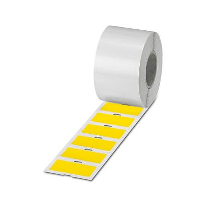 Phoenix Contact on Yellow Label Printer Tape, 25 mm Length, 51 mm Width, 25 mm Label Length, 51 mm Label Width