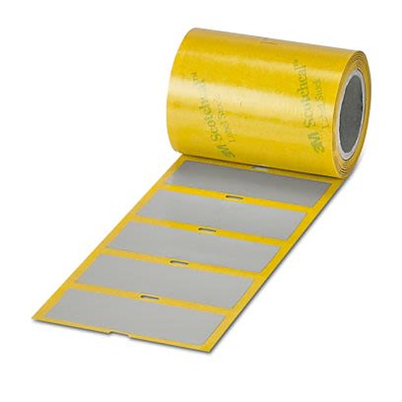 Phoenix Contact Silver Label Roll, 85 mm Width, 250 Per Roll Qty, 32 mm