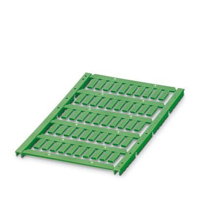 Phoenix Contact UCT-WMT Insert Cable Marker, Green, 10 mm Cable Green, 0.6 mm Cable, 0801442