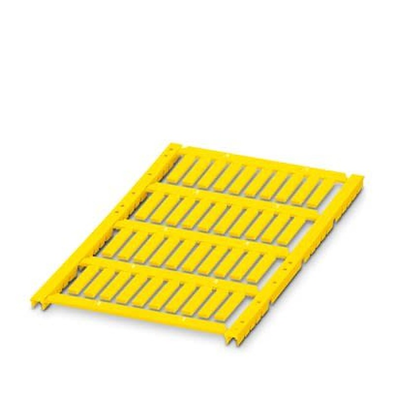 Phoenix Contact UCT-WMT Insert Cable Marker, Yellow, 22 mm Cable Yellow, 0.6 mm Cable, 0801463