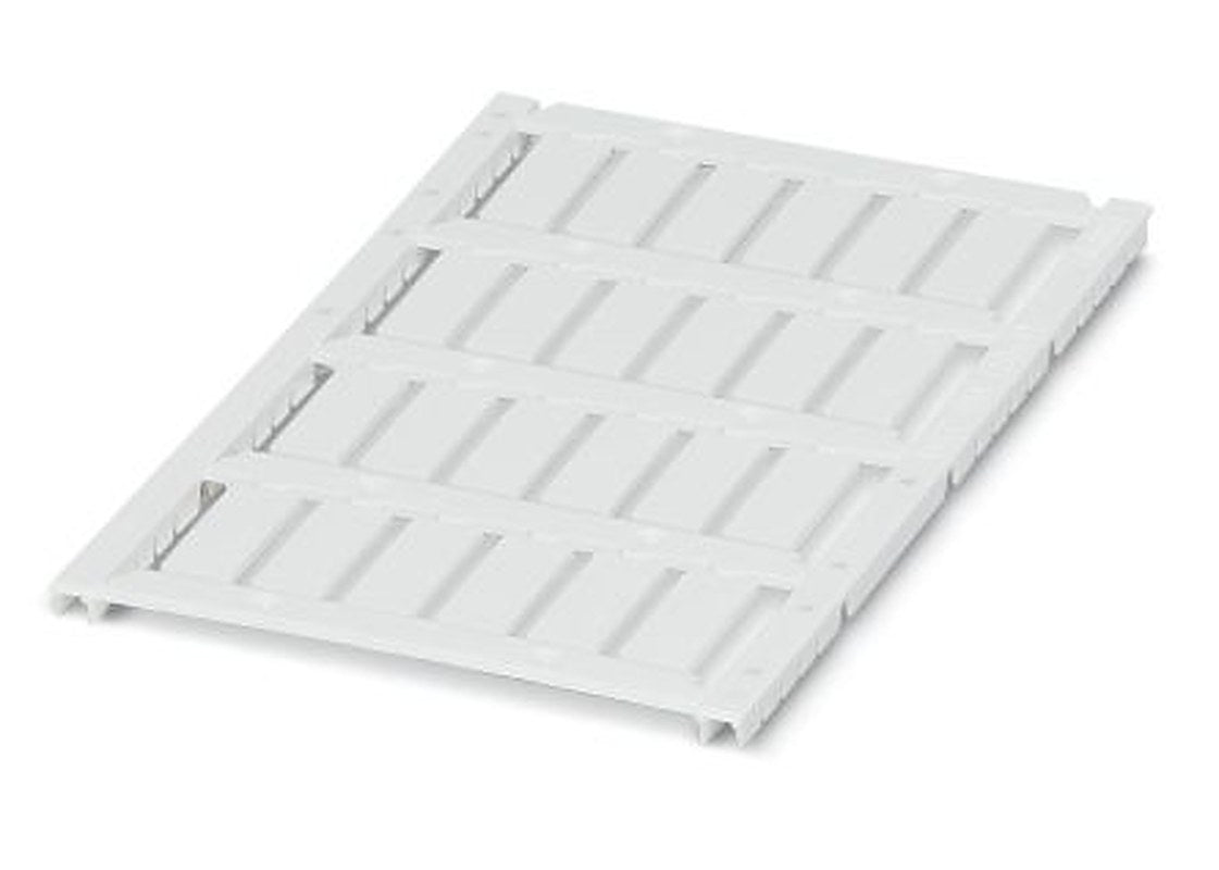Phoenix Contact, UCT-EM (20X8) Polycarbonate Snap-in Marker for use with TOPMARK LASER, BLUEMARK CLED, BLUEMARK ID,