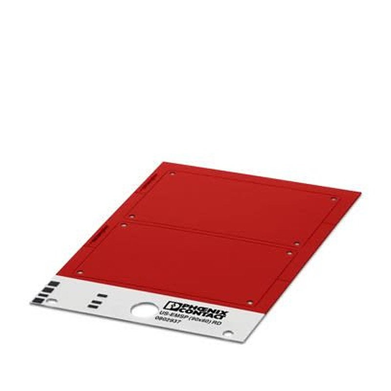 Phoenix Contact, US-EMSP Polyvinyl Chloride Terminal Marker for use with BLUEMARK ID, BLUEMARK ID COLOR, THERMOMARK