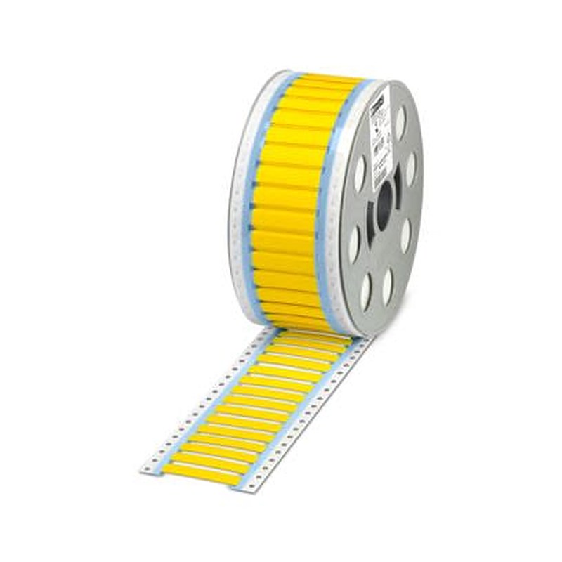 Phoenix Contact Halogen Free Heat Shrink Tubing, Yellow, Yellow 6.4 mm Sleeve Dia. x 60mm, 60 mm Length, 803 Series