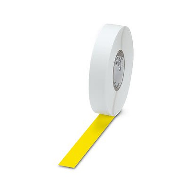Phoenix Contact Yellow Yellow Print Label Roll, 20 mm Width, 1 Per Pack Qty, 40 m