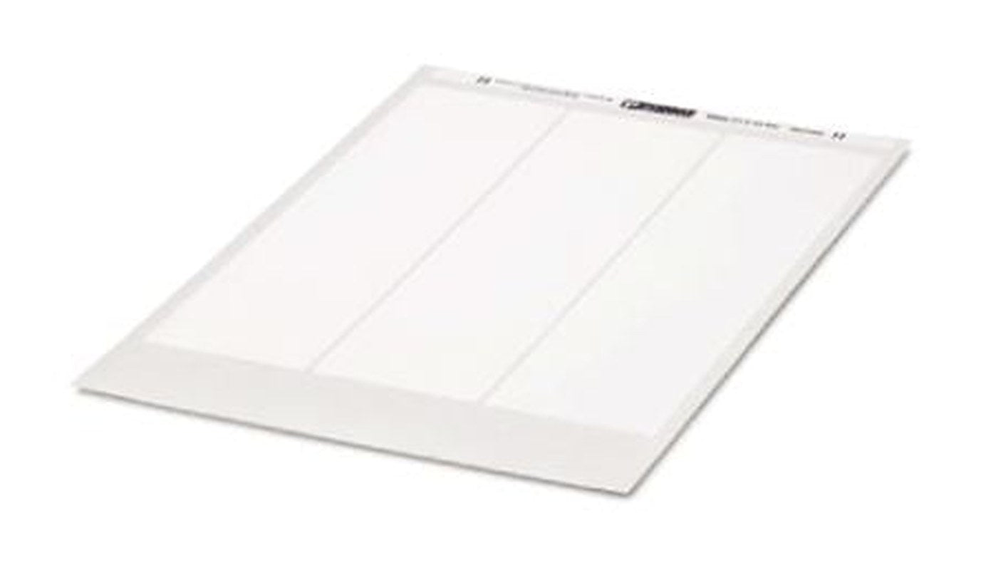 Phoenix Contact Panel Marker, 27 mm Length 0803702 Silver
