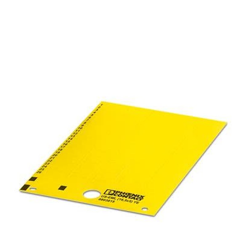 Phoenix Contact, US-EML Polyester Marker Card for use with BLUEMARK ID, BLUEMARK ID COLOR, THERMOMARK CARD, THERMOMARK