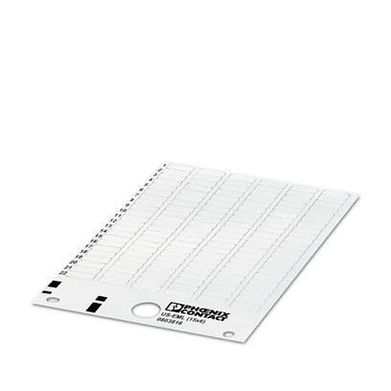 Phoenix Contact, USEML Polyester Label Card for use with System And Control Cabinet Building, Equipment In Controller