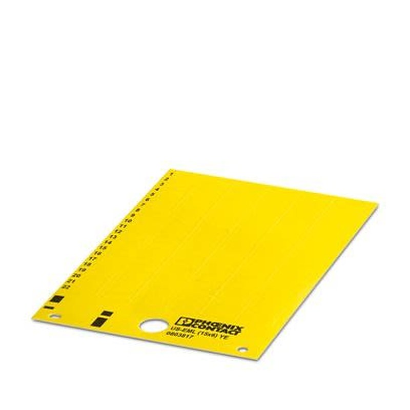 Phoenix Contact, USEML Polyester Label Card for use with Equipment In Controller, System And Control Cabinet Building