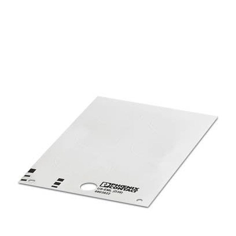 Phoenix Contact, USEML Polyester Insert Label for use with Equipment In Controller, System And Control Cabinet Building