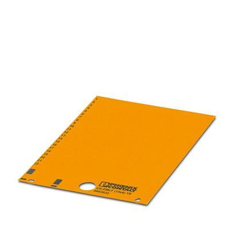 Phoenix Contact, US-EMLF Polyvinyl Chloride Terminal Marker for use with BLUEMARK ID, BLUEMARK ID COLOR, THERMOMARK
