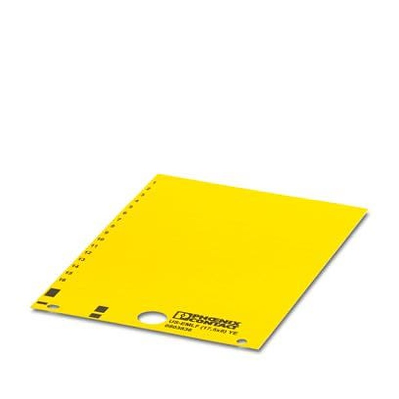 Phoenix Contact, USEML Polyvinyl Chloride Label Card for use with Devices In The Control Cabinet