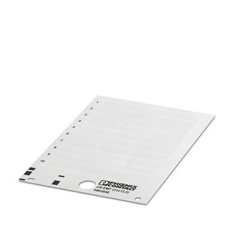 Phoenix Contact, US-EMT Polyester Terminal Marker for use with THERMOMARK PRIME, THERMOMARK CARD