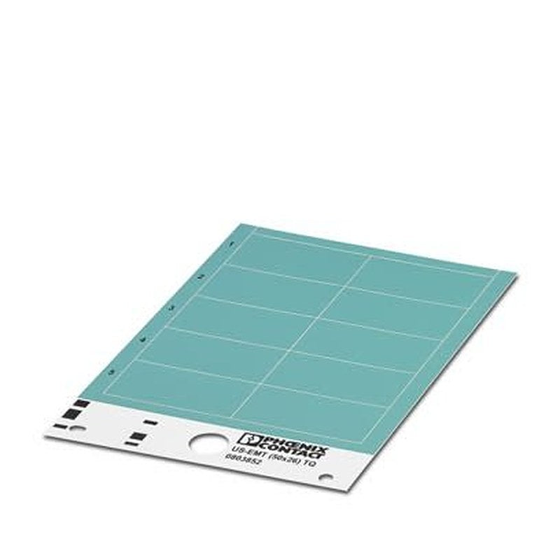 Phoenix Contact, US-EMT Polyester Terminal Marker for use with THERMOMARK PRIME, THERMOMARK CARD
