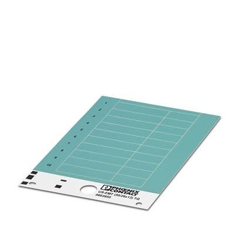 Phoenix Contact, US-EMT Polyester Marker Card for use with THERMOMARK PRIME, THERMOMARK CARD